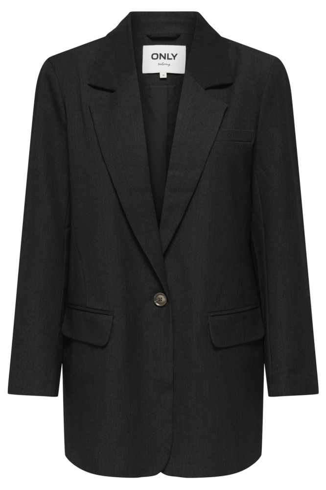 ONLHATTIE-LANA L/S OVERS MEL BLAZER 15318088 Black